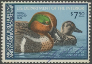 Scan of RW46 1979 Duck Stamp Used VF