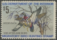 Scan of RW41 1974 Duck Stamp  Used F-VF