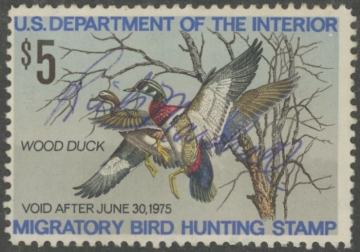 Picture of RW41 1974 Duck Stamp  Used F-VF