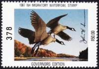 Scan of 1987 New Hampshire Governors Edition MNH VF