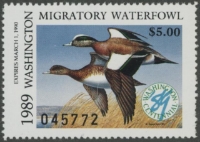Scan of 1989 Washington Duck Stamp MNH VF