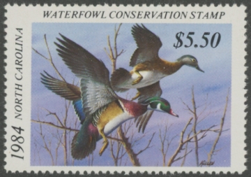 Picture of 1984 North Carolina Duck Stamp  MNH VF