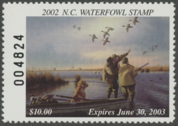 Picture of 2002 North Carolina Duck Stamp  MNH VF
