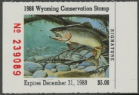 Scan of 1988 Wyoming Duck Stamp MNH VF