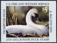 Scan of JDS9 2001 Duck Stamp MNH VF