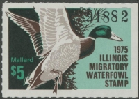 Scan of 1975 Illinois Duck Stamp MNH VF
