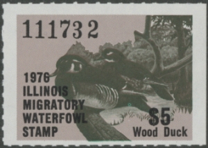 Scan of 1976 Illinois Duck Stamp MNH VF
