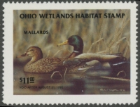 Scan of 1994 Ohio Duck Stamp MNH VF