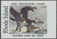 Scan of 2001 Rhode Island Duck Stamp MNH VF