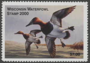 Scan of 2000 Wisconsin Duck Stamp MNH VF