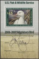 Scan of RW73B 2006 Duck Stamp  MNH F-VF