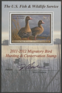 Scan of RW78B 2011 Duck Stamp  MNH VF