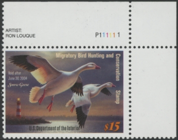 Picture of RW70 2003 Duck Stamp  MNH F-VF