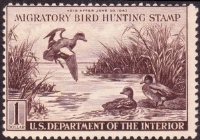 Scan of RW9 1942 Duck Stamp  MNH Fine
