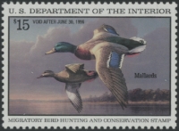 Scan of RW62 1995 Duck Stamp Grade 98 MNH Sup 98