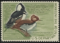 Scan of RW35 1968 Duck Stamp  MNH VF - XF