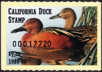 Scan of 1989 California Duck Stamp MNH VF