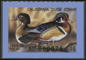 Scan of 1994 California Duck Stamp MNH VF