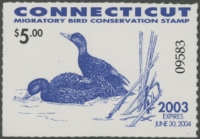 Scan of 2003 Connecticut Duck Stamp MNH VF