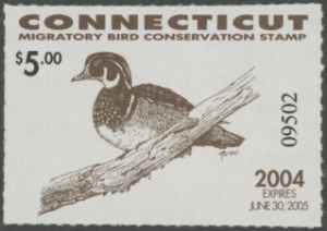 Scan of 2004 Connecticut Duck Stamp MNH VF