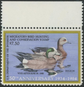 Scan of RW51 1984 Duck Stamp  MNH VF-XF