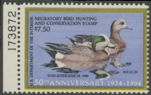 Scan of RW51 1984 Duck Stamp  MNH VG