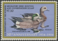 Scan of RW51 1984 Duck Stamp  MNH F-VF