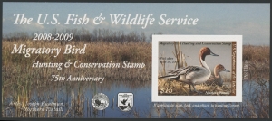 Scan of RW75A 2008 Duck Stamp  MNH VF