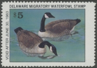 Scan of 1982 Delaware Duck Stamp MNH VF