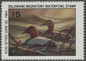 Scan of 1983 Delaware Duck Stamp MNH VF