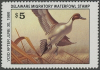 Scan of 1985 Delaware Duck Stamp MNH VF