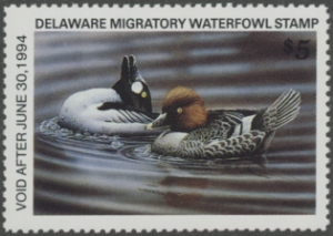 Scan of 1993 Delaware Duck Stamp MNH VF