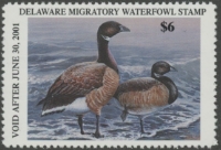 Scan of 2000 Delaware Duck Stamp MNH VF