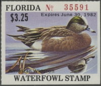 Scan of 1981 Florida Duck Stamp MNH VF