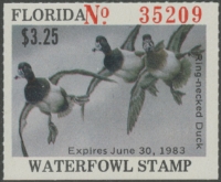 Scan of 1982 Florida Duck Stamp MNH VF