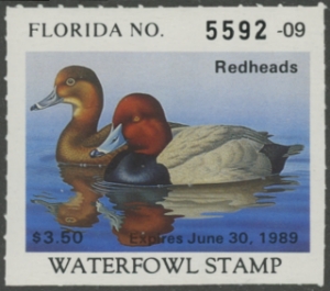 Scan of 1988 Florida Duck Stamp MNH VF