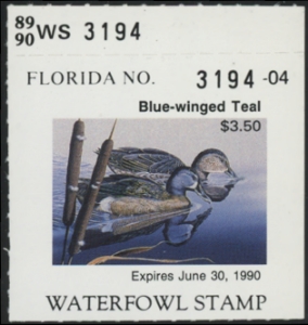 Scan of 1989 Florida Duck Stamp MNH VF