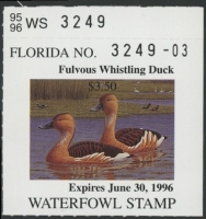 Scan of 1995 Florida Duck Stamp MNH VF