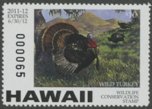 Scan of 2011 Hawaii Duck Stamp