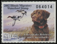 Scan of 2002 Illinois Duck Stamp MNH VF