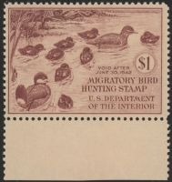 Scan of RW8 1941 Duck Stamp  MNH F-VF