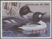 Scan of 1995 Indiana Duck Stamp MNH VF