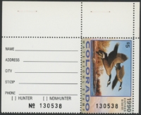 Scan of 1990 Colorado Duck Stamp - First of State MNH VF