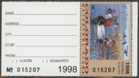 Scan of 1998 Colorado Duck Stamp MNH VF