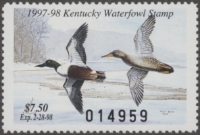 Scan of 1997 Kentucky Duck Stamp MNH VF
