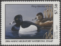 Scan of 2006 Maine Duck Stamp MNH VF