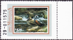 Scan of 1993 Montana Duck Stamp