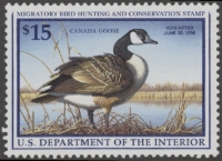 Scan of RW64 1997 Duck Stamp  MNH F-VF