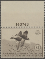 Scan of RW7 1940 Duck Stamp  MNH F-VF