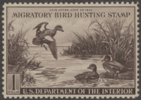 Scan of RW9 1942 Duck Stamp  MNH VF
